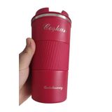 Tusah Çift Katmanlı Paslanmaz 304 Çelik Termos Bardak 500 Ml Termos Mug Kupa Araç Kahve Çay Termos Tek Ebat Kirmizi