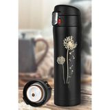 Tusah Karahindiba Desenli Çelik Termos Mug 450 ml