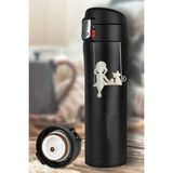 Tusah Kedi Salıncak Desenli Çelik Termos Mug 450 ml