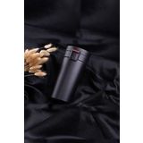 Tusah Siyah Termos Mug 380 Ml Baskı Yapılabilir Tek Ebat Siyah