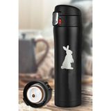 Tusah Tavşan Desenli Çelik Termos Mug 450 ml