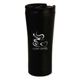 Tusah Termos Bardak 500 Ml Coffe Baskılı Tek Ebat Siyah