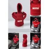 Tusba Market Motul Tasarım Kırmızı Hoodie Vites Topuzu Kılıfı - Universal Sweatshirt Model Vites Aksesuarı