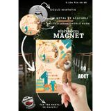 Tu&Se Candles Doğum Günü Hediyelik 58mm Kartlı Paketli 10'lu Açacaklı Magnet Seti | Söz – Nişan – Doğum Günü Hediyelik | 58Mm Kartlı Paketli