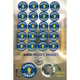 tuse rozet dükkanı 20 Adet Başarılı Öğrenci Rozet 44mm Başarılı Öğrenciler Için – 44Mm Buton Rozet, 20 Adet İğneli Buton Rozet