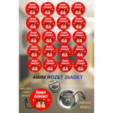 tuse rozet dükkanı 20 Adet Örnek Öğrenci İğneli Rozet Örnek Öğrenci– 44Mm Buton Rozet, 20 Adet İğneli Buton Rozet