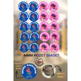 tuse rozet dükkanı Okuma Kahramanı Temalı Okul Rozeti 44Mm Karışık