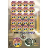 tuse rozet dükkanı Okumak Çok Güzel Rozeti 44Mm | 20 Adet Öğrenci Rozeti