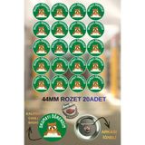 tuse rozet dükkanı Okumayı Öğrendim Rozeti 44Mm | 20 Adet Öğrenci Rozeti