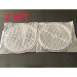 Tusem 2 Set Şeffaf Cam Menfez Kapağı