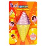 Tusi Squishy Dondurma Köpük Oyuncak - Turuncu Külah