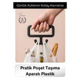 #Tutacak Pratik Poşet Taşıma Aparatı Plastik Ergonomik Tutacak Market Alışveriş Dayanıklı Konforlu H