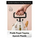 #Tutacak Pratik Poşet Taşıma Aparatı Plastik Ergonomik Tutacak Market Alışveriş Dayanıklı Konforlu Hafif Taşıyıcı El Kor