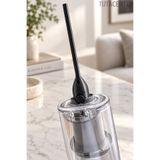 TUTACENTER Dyson V7 V8 V10 V11 V12 V15 Uyumlu 240 mm Uzun Dar Aralık Ucu Koltuk Arası Süpürge Nozulu Siyah