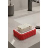 TUTACENTER Katı Sabunluk Plastik Banyo Sabunluğu Lavabo İçin Pratik Sabunluk - Mutfak Süngerliği - Süngerlik