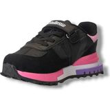 Tutinom 807-26 Anatomik Paraşüt Kumaş Kız Çocuk Sneaker Siyah Pembe 31-35