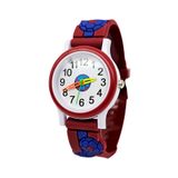 tutkanstore BORDO MAVİ ÇOCUK KOL SAATİ EĞİTİCİ 3 YAŞ ÜZERİ ZAMAN ALIŞTIRMA SAATİ
