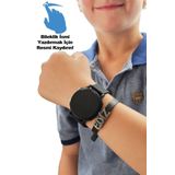 tutkanstore Çocuk Saati Erkek / Kız Uyumlu Isme Özel Gümüş Harf Bileklik Çocuk Kol Saati Hediyelik Su Geçirmez