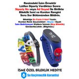 tutkanstore Hediye Bileklik Figürlü Çocuk Kol Saati 5 Atm Su Geçirmez Dokunmatik Dijital Led