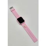 tutkanstore Kitty Figürlü Dijital Çocuk Kol Saati Kız Çocuk (Pudra Pembe)