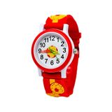 tutkanstore SARI KIRMIZI ÇOCUK KOL SAATİ EĞİTİCİ 3 YAŞ ÜZERİ ZAMAN ALIŞTIRMA SAATİ
