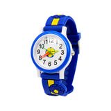 tutkanstore SARI LACİVERT ÇOCUK KOL SAATİ EĞİTİCİ 3 YAŞ ÜZERİ ZAMAN ALIŞTIRMA SAATİ