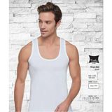 Tutku 0101-8 Erkek Beyaz 6'lı Atlet %100 Pamuk - 5