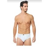 Tutku 0109 6'lı Pamuk Beyaz Erkek Slip Külot