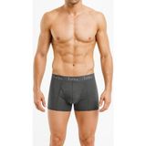 Tutku 0114 12'li Paket Likralı Erkek Boxer - M - Füme