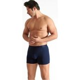 Tutku 0114 Likralı 3'lü Lacivert Erkek Boxer