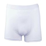 Tutku 0114 Likralı Erkek Boxer Beyaz Renkli 6'lı Paket Konforlu Paça Tipi - M