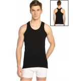 Tutku 0118 (M-2 BEDEN) (6 AD) Ribana Sporcu Rambo Spor Erkek Pamuklu Atlet SİYAH