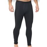 Tutku 0125 Erkek Termal Tayt Alt Tekli Siyah %60 Polyester %35 Viscon %5 Elastan - XL