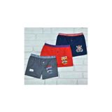 Tutku 0253 Elastan Baskılı 3 Adet Lacivert Erkek Çocuk Boxer