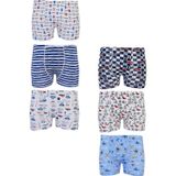 Tutku 0254 Erkek Çocuk Desenli Boxer(Baksır)6Lı