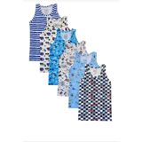 TUTKU 0256 ERKEK ÇOCUK ELESTAN DESENLİ ATLET 12 ADET