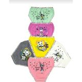 Tutku 0833 Desenli Kız Çocuk Külot 6 Lı - 2 - 3 Yaş - Renkli
