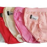 Tutku 0834 Kız Çocuk Ince Bel Pınar Bato-Slip-Külot - 12'li Kombin