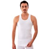 Tutku 100% Pamuk Erkek Ribana Beyaz Rambo Atlet, XL Beden