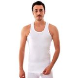 Tutku 100% Pamuk Erkek Ribana Beyaz Rambo Atlet, XL Beden