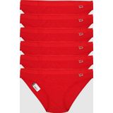 Tutku 12 'li Yazılı Bayan Bikini Külot Kırmızı