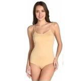 Tutku 148 6'lı Ten Kadın İp Askılı Body