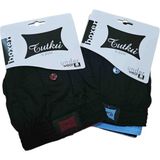 Tutku 2 Li Düğmeli Penye Boxer - 0 - Siyah - 2XL