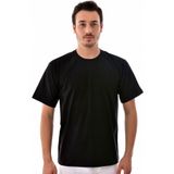 Tutku 3 Adet Siyah Erkek Yarım Kol T-Shirt, Beden 6