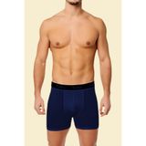 Tutku 3'lü Paket Elastan Spor Erkek Boxer, Lacivert, 2XL