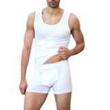 Tutku 3'lü Paket Ribana Atlet Likralı Boxer Takım, L, ELF568T01020114CCM3, Beyaz, erkek
