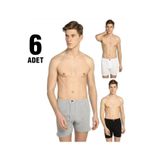 Tutku 47789 Penye Asorti 6 Adet Erkek Boxer