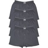 Tutku 4'lü Erkek Penye Havlu Bel Düz Boxer Abani Classic Füme - 2XL