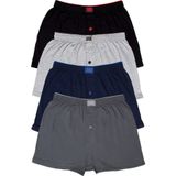 Tutku 6 Adet Erkek Düz Penye Boxer