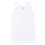 Tutku 6 Adet Kız Çocuk Beyaz Kalın Askılı Atlet, 9-10 Yaş